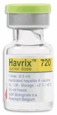 Havrix 720 Junior vaccine